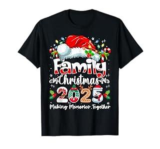Family Christmas 2025 Matching Outfit Xmas Squad Santa T-Shirt
