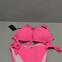 RELLECIGA Womens Bikini Set High Cut Two Piece Swimsuit Push Up Underwire Bathing Suits (X-Large, Hot Pink)