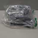 Silicone Cat Litter Mat with Collection Pocket, 42" x 28" Large Cat Litter Box Mat Waterproof Anti-Slip Litter Trapping Mat with Edge and Handle Pet Placemat for Floors (Dark Grey)