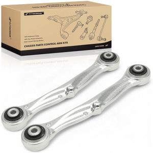 A-Premium 2 x Rear Rearward Upper Lateral Arms, with Bushing, Compatible with Tesla Model S 2012-2017, Model X 2016-2024