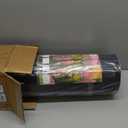 Black PVC Coated Welded Wire Fence 24 Inch x 50 Foot, 2 Inch x 3 Inch 16GA, Garden Border Fencing Roll Vinyl Coating Metal Wire Mesh for Yard Vegetable Plant Protection Poultry Netting