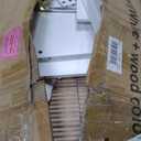 GarveeHome Natural 6 Drawer Dresser for Bedroom, Large Chest of Drawers, Modern Wood Storage Dresser Organizer with Gold Metal Handles & Anti-Tipping Device for Hallway, Entryway