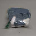 Wenouy 3 Pcs Kids Winter Hat Scarf Gloves Set Boys Girls Thick Warm Beanie Hat Knitted Neck Warmer Fleece Lined Gloves (2-6 Years, Light Blue)