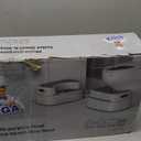 MR.SIGA Toilet Stool Squat Adult, Bathroom Stool Heavy Duty, Anti Slip Toilet Step for Bathroom, Toddler Step Stool for Kids, Off-White & Dark Gray