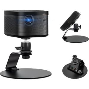 Projector Stand Projectors Bracket for XGIMI Devices H2,Halo,Mogo pro,Mogo pro+ with 360 Rotatable Ball Head &1/4 '' Screw Table Mobile Camera Bracket Aluminum Adjustable Desket