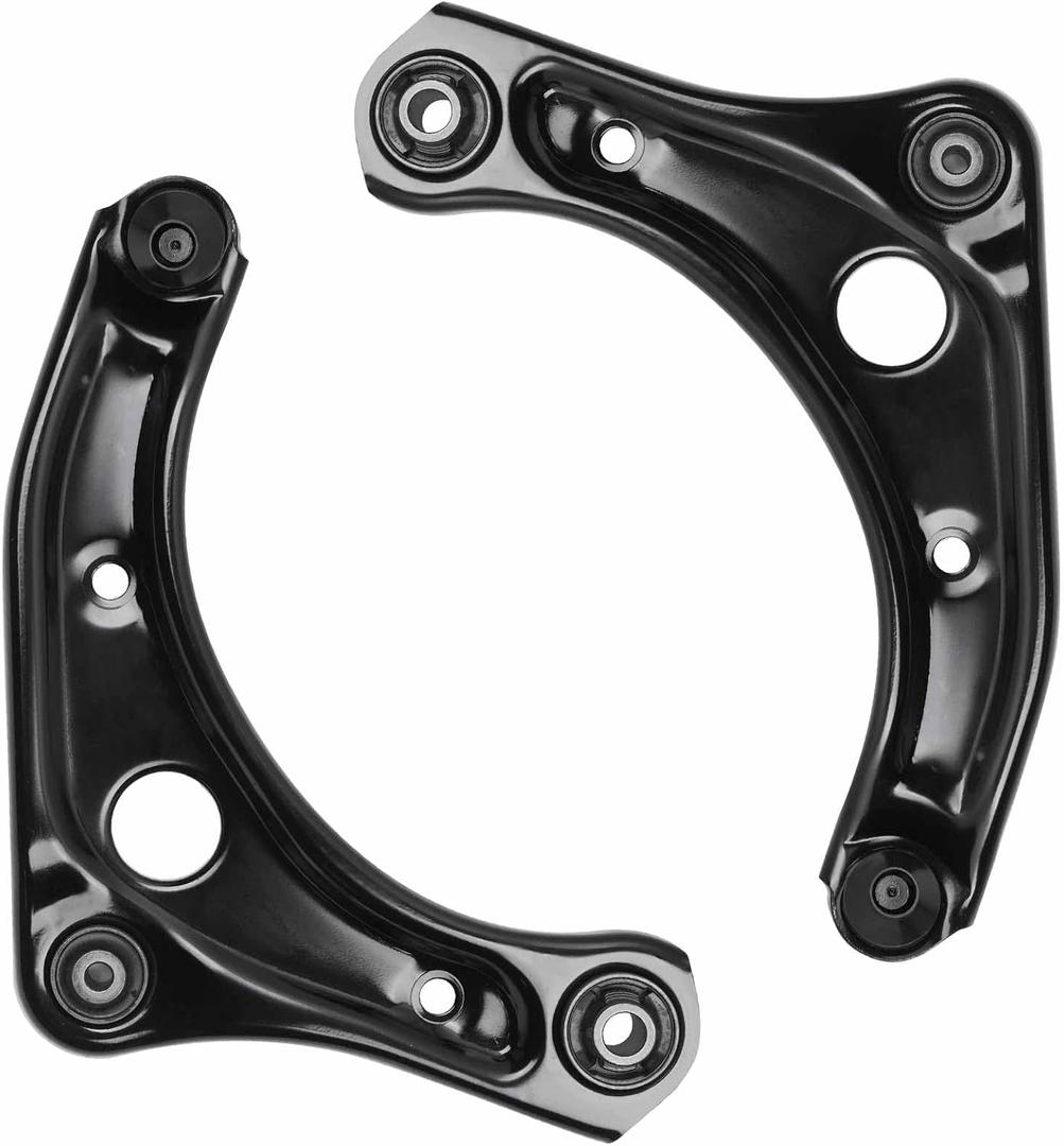 Front Lower Left & Right Control Arms w/Ball Joint Suspension Kit for Nissan Versa 1.6L 2012-2019, for Nissan Versa Note 1.6L 2014-2019, for Micra 2015-2019 (2pc)
