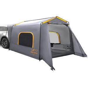 San Hima SUV Tailgate Tent for Camping, Car Tent with Detachable Awning, Waterproof 3000mm & UV50+ 210D Oxford, Fits SUV Van Minivan Jeep CUV Model Y, Windproof with Storage Bag
