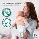 Amazon Brand - Mama Bear Gentle Touch Baby Diapers, Size 7, 80 Count (4 packs of 20), Skin Safe, 12 Hours Protection, Wetness Indicator, Stretchy Waistband