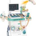 Deluxe Doctor Kit for Kids - 26 Piece Pretend Medical Station Toy Set with Play Stethoscope and Medical Instruments - Perfect Role Play Gift for Toddlers and Young Children