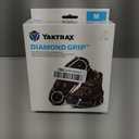 Yaktrax Diamond Grip - Full-Foot Traction on Ice, Snow, & Multi-Terrain Surfaces - Swiveling Diamond Bead Grip Points - Cold-Resistant Easy On/Off Elastic Upper Band