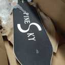 PINESKY 41 Inch Longboard Skateboard Complete Skateboard Cruiser for Cruising, Carving Free-Style and Downhill with T-Tool（Skull）