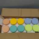 DRKIO 20 Pack Glass Baby Food Storage Containers 4 Oz Baby Food Jars with Lids Baby Food Maker Microwave Dishwasher Freezer Safe 100% Leak-Proof BPA Free