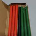 7 Pcs Kwanzaa Candle Set Flameless Mishumaa Saba 11'' LED Candles for Happy Kwanzaa Decor Green Red Black Taper Candles Battery Operated Advent Candle for Kwanzaa Kinara Set Wreath Dinner Church Home