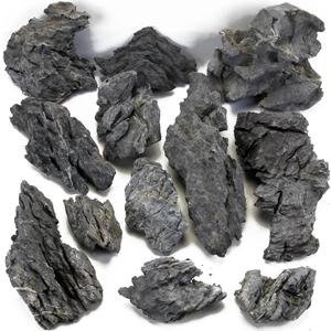 KINGRUI Natural Seiryu Rock Stone 11lb Dragon Stone for Aquarium Landscaping Models Fish Tank Decoration Reptile and Amphibian enclosures 3-6inch