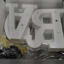BainGesk Graduation Decorations 2025, 4 LED Light Up Letters "GRAD" with Balloons Boxes, Graduation Decorations Class of 2025, Grad Party Decor