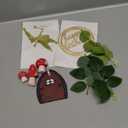 JeVenis Red Mushroom House & Fairy Cake Decoration Set