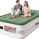 Zearna Twin Air Mattress with Built-in Pump,Fast & Easy Inflation/Deflation Inflatable Mattress, Foldable Blow Up Mattress with Storage Bag, Inflatable Bed for Home, Camping & Guests,16"/550lbs Max
