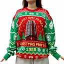 Ugly Christmas Sweater for Women 2025 - Ugly Knitted Sweaters for Men, Women - Xmas Movie Sweater - X-mas Knitted Sweatshirt - Gifts for Christmas (XL)