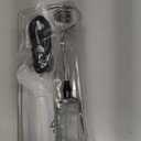 Bonsenkitchen Rechargeable Milk Frother with Stand, 3-Speed Handheld Coffee Frother, Dual Spring Whisk Electric Hand Frother Wand Drink Mixer for Matcha Lattes Cappuccino, Kitchen Gifts (Silver)