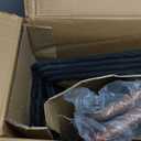 DUMOS 26 Inch Counter Height Bar Stools Set of 4, Modern Faux Leather High Barstools with Back and Metal Leg, Bar Chairs for Kitchen lsland, Brown