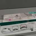 VOYOR Electric Body Brush Back Scrubber for Shower Rechargeable Exfoliating Bath Brush Powered Shower Brush with Non-Slip Long Handle Deep Cleansing, Exfoliation, Massaging Spin Brush BC100 (Grey)