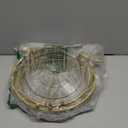 Kavlium Plant Stand Indoor Outdoor，Tall Gold Metal Rustproof Stable Plant Stands，2 Tier 27.1 inch Multiple Plant Rack Holder Rack Flower Pot Stand Heavy Duty Plant Shelf (Gold)