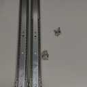 OCG Soft Close Drawer Slides 22 Inch (1 Pair), Full Extension Ball Bearing Low Noise Drawer Slides for Cabinets with Face Frame, with Rear Mounting Brackets