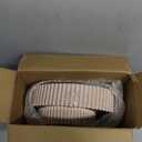 U-QE 60PCS Pink Plastic Plates - Heavy Duty Beaded Pink Disposable Plates for Party, Baby Shower, Wedding, Birthday - Serving 30 Guests Include 30PCS 10inch Dinner Plate & 30PCS 7inch Dessert Plate