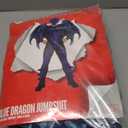 Morph Dragon Costume Adult (2 Colors),Mens Dragon Costume for Adults Jumpsuit Halloween Costumes for Men (X-Large, Blue)