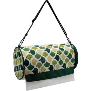 Olve Kitchen Paper Towel Holder Hanging Paper Towel Dispenser Cover for Kitchen, Camping Outdoor (Green)