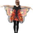 Seasons Beauty Butterfly Costume Orange Halloween Costume for Girls (L(10-12))