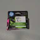 HP 67XL Tri-Color High-Yield Ink Cartridge | Works with DeskJet 1255, 2700, 4100 Series, Envy 6000, 6400 Series | Eligible for Instant Ink | 3YM58AN