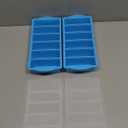 Silicone Freezer Molds with Lids, 1/2 Cup Soup Freezer Container Reinforced Steel Ring Top for freezing Soup Sauce Broth Leftovers, Silicone Freezer tray 2-Pack, Oven & Dishwasher Safe