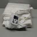 Sealy Heated Mattress Pad Queen Size, Luxury Quilted Electric Bed Warmer with Dual Controller 10 Heat Settings & Auto Off 1-12 Hours | Fit Up to 17" Deep Pocket | ETL Certified | Machine Washable