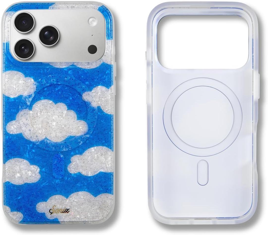 Sonix Case for iPhone 17 Pro Max | Compatible with MagSafe | 10ft Drop Tested | Glitter Coulds | Day Dream