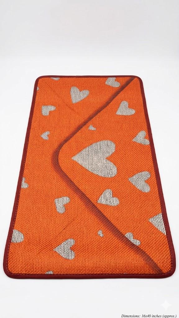 Worltoldb Love Envelope Door Mat Indoor Outdoor Entrance Floor Mats Non-Slip Washable Decor Rugs 27x15 Inch