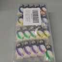 60 Pcs Mini Jesus Figures Tiny Jesus Loves You Figurine Miniature Religious Christ Savior Doll for Sunday Easter Egg Stuffers Gift (60, Multicolor&Blue)