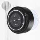 Waterproof Shower Speaker, Portable Bluetooth Speaker with Suction Cup, IPX7 Waterproof Wireless Speaker Teen Boys Gift Ideas for Shower Bathroom, Pool, Travel, Beach (Black without Light)