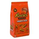 REESE'S Milk Chocolate Snack Size Peanut Butter Cups, Candy Bag, 33 oz (60 Pieces) (EXP 03/01/26)