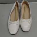 Women's Round Toe Ballet Flats Comfortable Bow Dressy Flats Shoes for Women (8)