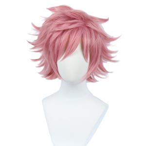 Linfairy Anime Cosplay Wig Short Halloween Costume Hero Wig (pink) not style