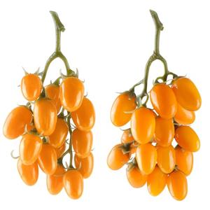 Artificial Tomato String, 4 Pack Simulation Artificial Lifelike Fake Fruits Vegetable Photography Props Home Kitchen Harvest Decoration (Yellow Tomato, 4pcs)