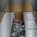 Headlight Assembly Halogen Compatible With 2007-2014 GMC Yukon 2007 2008 2009 2010 2011 2012 2013 2014 GMC Yukon Headlamp Assembly (Chrome Housing Amber Reflector)