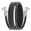 60W USB C to USB C Cable 10FT,180Rotation Long USB C Cable Fast Charging, Nylon Braided Type C Charger Cord for iPhone 17/16/15,MacBook,iPad,Samsung