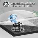 IMMCUTE Dog Pee Pads Extra Large 30"X36", 30 Count, Charcoal Puppy Pads, Absorbent Pads & Fast Drying Potty Pads for Dogs with Adhesive Strip, Disposable Pee Pads , Idea for Pet Training, Jumbo Size