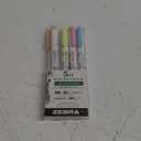 Zebra Pen Mildliner Double-Ended Highlighter Set, Broad and Fine Point Tips, Ideal for Bible Highlighting, No Bleed, Assorted Fluorescent Ink Colors, 4-Pack (78105)
