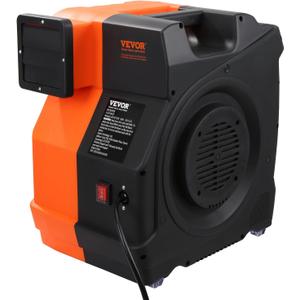 VEVOR Inflatable Blower, 1100W, 1.5 HP & 1.7 HP Bounce House Blower, Commercial-Grade Air Blower for Inflatables, Bouncy Castle Electric Blower Perfect for Bounce House, Waterslides, UL Listed