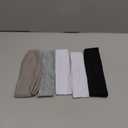 Hishexin Headbands for Women Non Slip, Stretchy Sweat Headband for Workout Yoga Running, Head Bands for Women's Hair - 8 Pack (Black White Grey)