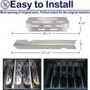 Genesis II Grill Parts for Weber Grill Grates Flavorizer Bars for Weber Genesis II GS4 Cooking Grates Heat Deflector Replacement Parts for Weber Genesis 2 E-310 E-315 S-335 Grill Accessories