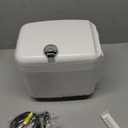 CROWNFUL Mini Fridge, 4 Liter/6 Can Portable Cooler and Warmer Personal Refrigerator for Skin Care, Cosmetics, Beverage, Food,Great for Bedroom, Office, Car, Dorm, ETL Listed (White)